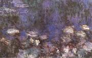 Claude Monet Waterlilies(Green Reflections) (mk09) china oil painting artist
